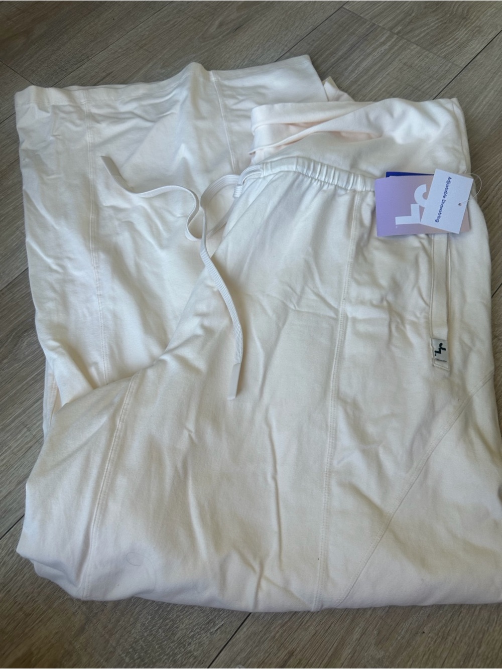 JoyLab Cream Drawstring Sweatpants